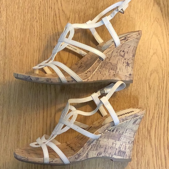 Unlisted Cork Wedge Sandal (Opaque White - Sz 10M) - Picture 9 of 9